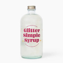 Load image into Gallery viewer, Wood Stove Kitchen Glitter Simple Syrup, with Edible Glitter