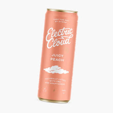 Load image into Gallery viewer, Electric Cloud Juicy Peach CBD & Adaptogen Beverage