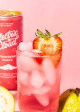 Load image into Gallery viewer, Electric Cloud Strawberry Guava CBD & Adaptogen Beverages