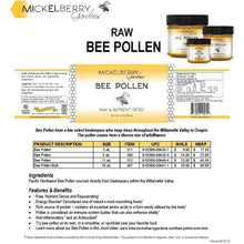 Load image into Gallery viewer, Mickelberry Gardens Bee Pollen - 3oz