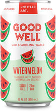 Load image into Gallery viewer, Goodwell CBD Sparkling Water Watermelon