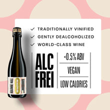 Load image into Gallery viewer, Kolonne Null Rose Sparkling, Non-Alcoholic Wine