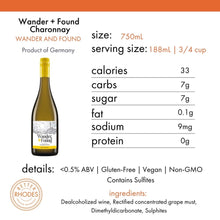 Load image into Gallery viewer, Wander + Found Non-Alcoholic Chardonnay