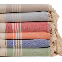 Load image into Gallery viewer, KAFTHAN Turkish Beach Towel