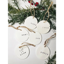 Load image into Gallery viewer, Sentimental White Ornament