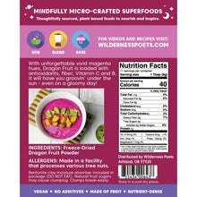 Load image into Gallery viewer, Wilderness Poets Freeze-Dried Dragon Fruit Powder