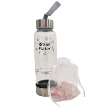 Load image into Gallery viewer, Eco-Friendly Re-Usable Crystal Ritual Water Bottle
