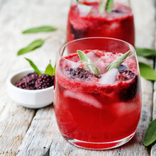 Load image into Gallery viewer, Mingle Mocktails Blackberry Hibiscus Bellini
