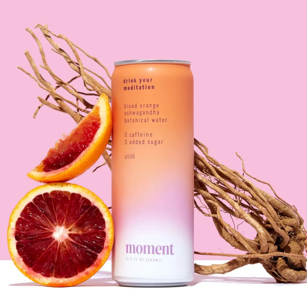 Moment Still Blood Orange Ashwagandha Botanical Water