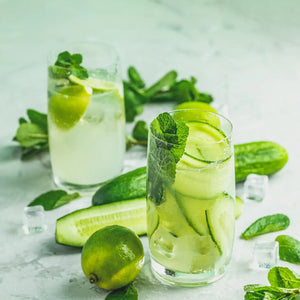 Mingle Mocktails Cucumber Melon Mojito