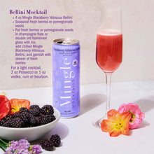 Load image into Gallery viewer, Mingle Mocktails Blackberry Hibiscus Bellini

