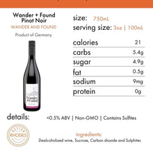 Load image into Gallery viewer, Wander + Found Non-Alcoholic Pinot Noir
