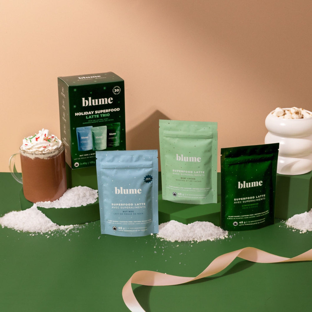 Blume Superfood Latte Trio Holiday Classics