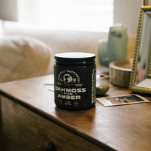 Load image into Gallery viewer, Project Happiness Oakmoss and Amber - 8 oz Soy Candle
