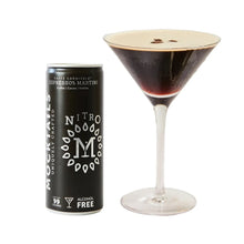 Load image into Gallery viewer, Mocktails Caffe Carnivale Espress0% Martini Nitro - 6.8 FL.OZ Can
