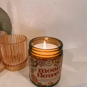 Poppy Rose Candle Co. Moon Flower