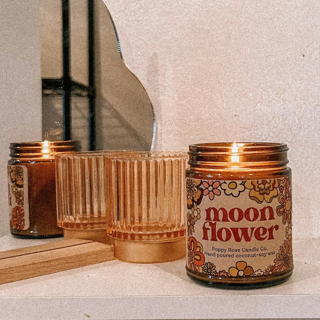 Poppy Rose Candle Co. Moon Flower