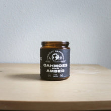 Load image into Gallery viewer, Project Happiness Oakmoss and Amber - 8 oz Soy Candle
