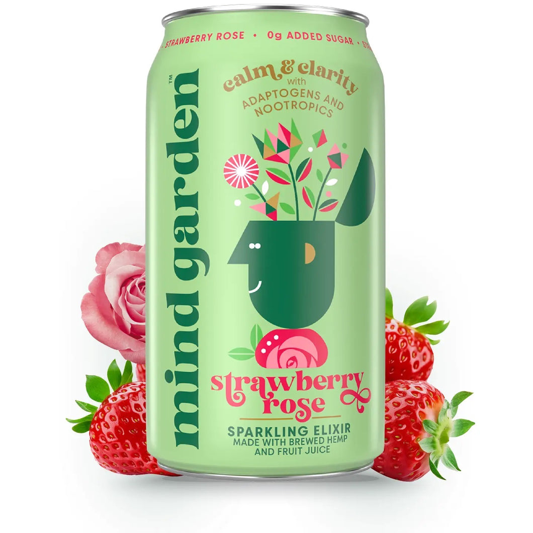 Mind Garden Adaptogen Drink Strawberry Rose
