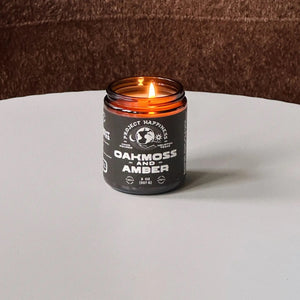 Project Happiness Oakmoss and Amber - 8 oz Soy Candle