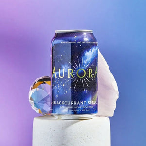 Aurora Blackcurrant Spruce Sparkling Hemp CBD Beverage