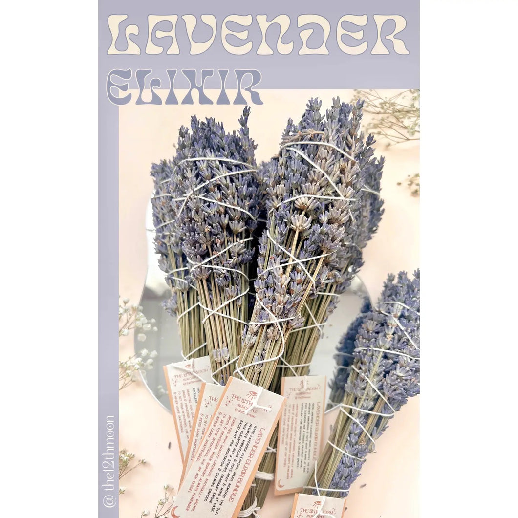 Lavender Elixir Bundle - Botanical Smoke Cleanser - Smudge