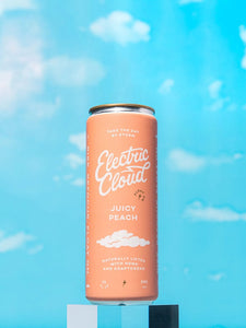 Electric Cloud Juicy Peach CBD & Adaptogen Beverage