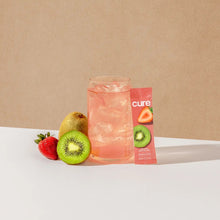 Load image into Gallery viewer, Cure Hydrating Electrolyte Drink Mix - Strawberry Kiwi
