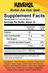KAVAHOL - Alcohol-free Kava Spirit