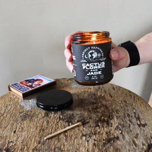 Project Happiness Cactus Flower and Jade - 8 oz Soy Candle - Floral Scent