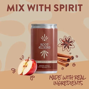 Root Elixirs Spiced Apple Sparkling Mixer Can
