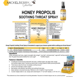 Mickelberry Gardens Propolis Throat Spray