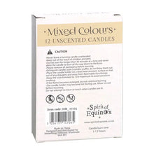 Load image into Gallery viewer, Pack of 12 Mixed Colour Magic Spell Candles
