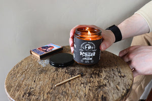 Project Happiness Cactus Flower and Jade - 8 oz Soy Candle - Floral Scent