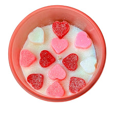 Load image into Gallery viewer, LIT Candles NJ Valentine’s Day Hearts, Rose Vanilla Scented Soy Candle
