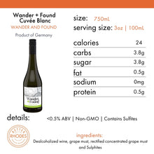 Load image into Gallery viewer, Wander + Found Non-Alcoholic Cuvée Blanc
