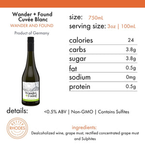 Wander + Found Non-Alcoholic Cuvée Blanc