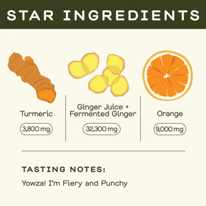 Greenhouse Fiery Ginger Wellness Shot For Immunity