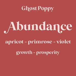 Ghost Poppy Abundance Mini Candle