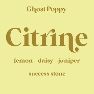 Ghost Poppy Citrine Mini Candle