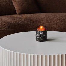 Load image into Gallery viewer, Project Happiness Spiced Honey and Tonka - 8 oz Soy Candle - Fall Scent
