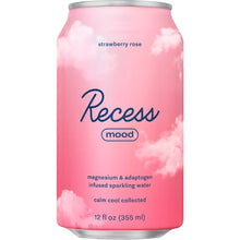 Load image into Gallery viewer, Recess Mood Sparkling Water Strawberry Rose
