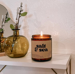 Poppy Rose Candle Co. Salt & Sea