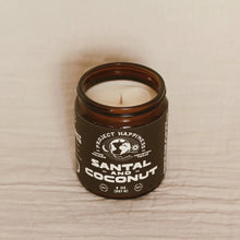 Load image into Gallery viewer, Project Happiness Santal and Coconut - 8 oz Soy Candle
