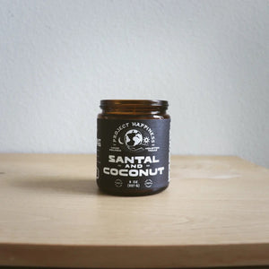 Project Happiness Santal and Coconut - 8 oz Soy Candle