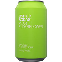 Load image into Gallery viewer, United Sodas Naturally Flavored - Pear Elderflower
