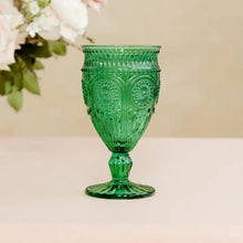 Load image into Gallery viewer, Vintage Style Pressed Glass Wine Goblet
