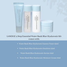 Load image into Gallery viewer, Laneige 4 Step Essential Water Bank Blue Hyaluronic Kit
