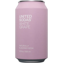 Load image into Gallery viewer, United Sodas Naturally Flavored - White Grape
