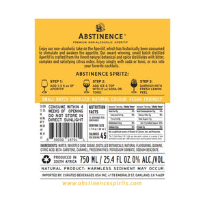 Abstinence Spirits Lemon Aperitif